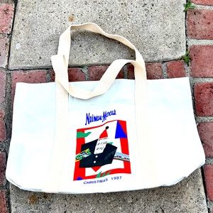 Vintage NEIMAN MARCUS Canvas Tote